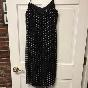 ElegBlack Polka Dot Dress